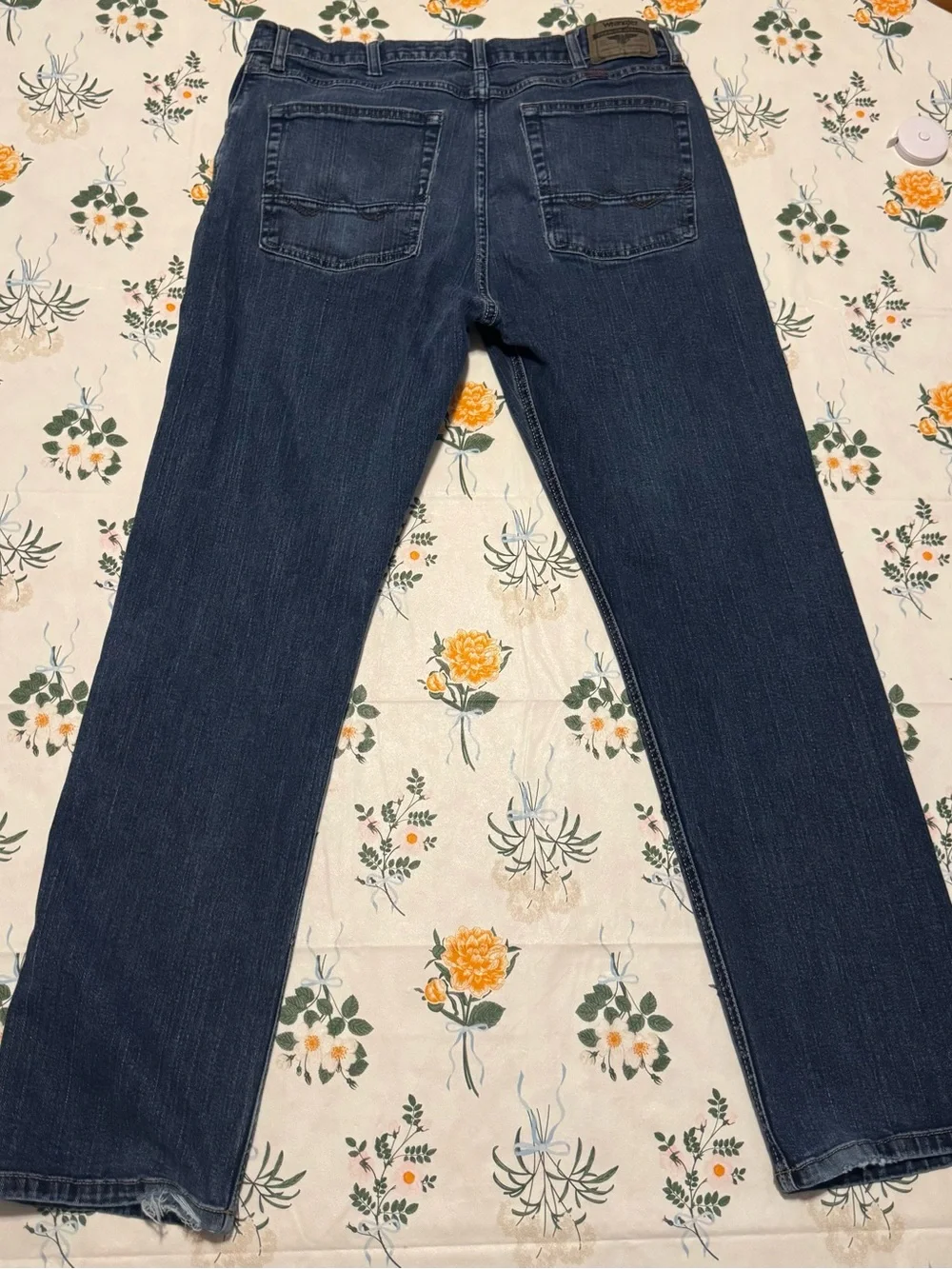 Wrangler Classic Men's Dark Blue Straight-Leg Jeans